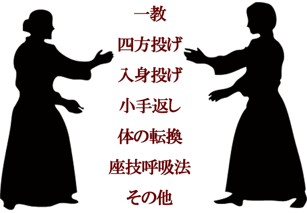 合気道 天白植田道場の基本技について画像